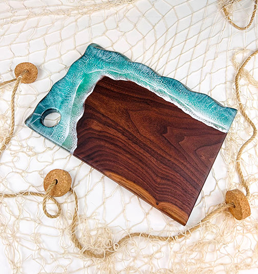 Black walnut resin board