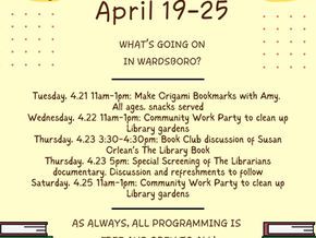 Library Week is April 19-25, 2026
