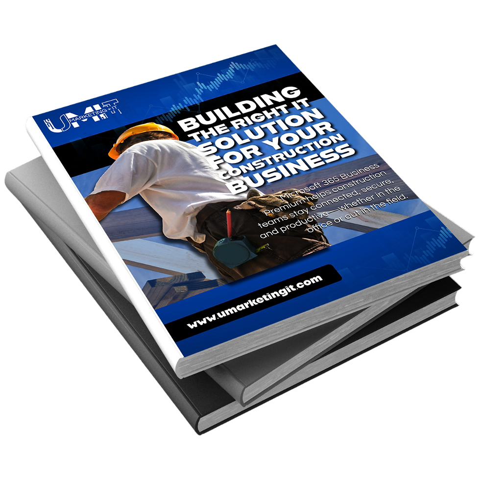 Ebook Cover Page "Building the Right IT Solution for Your Construction Business"