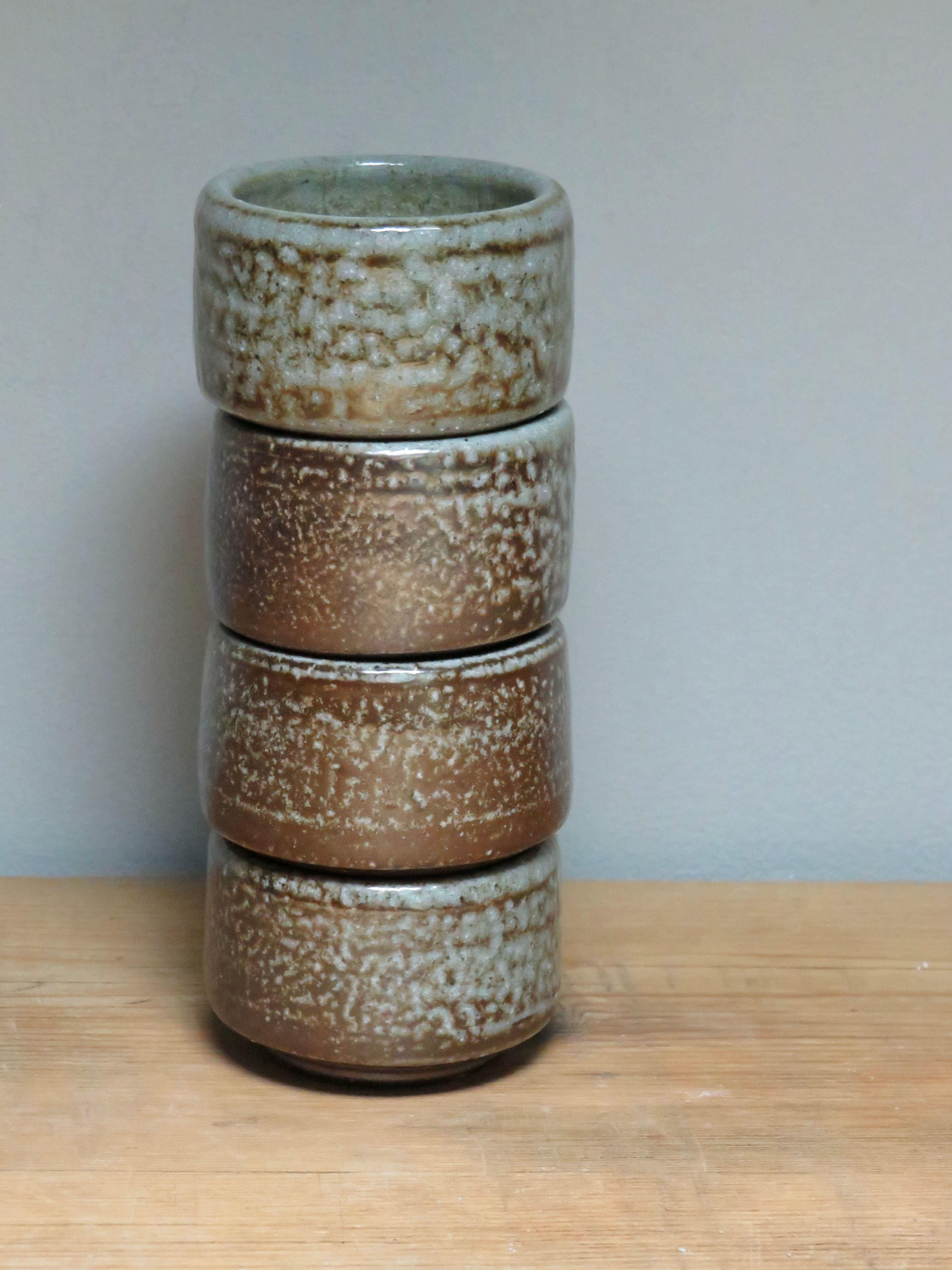 egg cups, studio pottery, ceramic, salt glaze, artisan