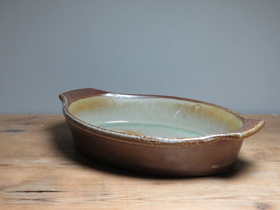 Thumbnail: Salt Glaze_Gratin_Handmade_Ceramic_Baking Dish