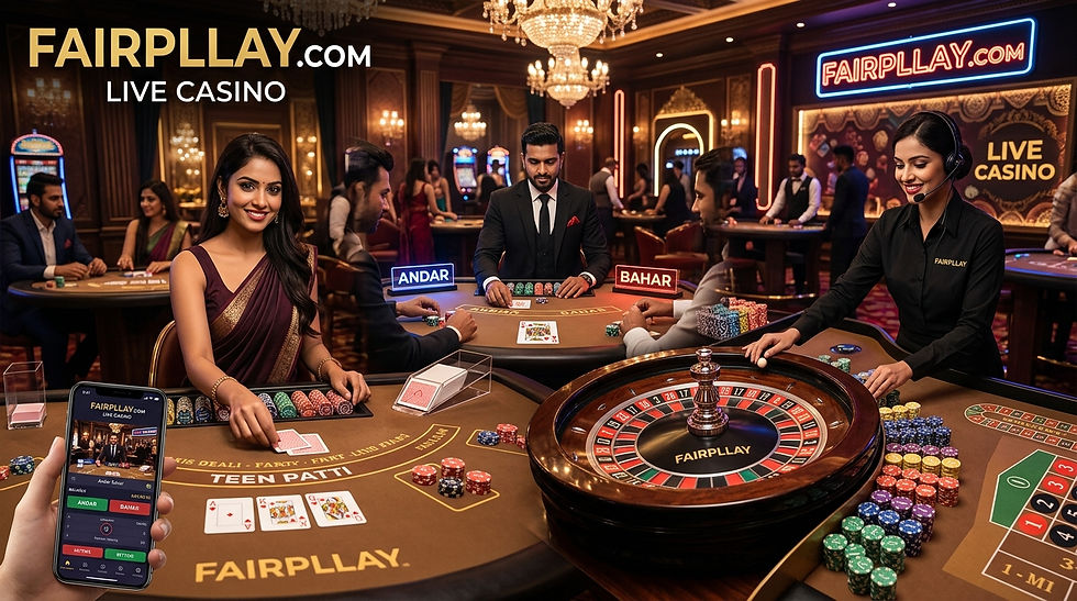 Top Live Casino Games on Fairplay: Teen Patti, Andar Bahar & Roulette