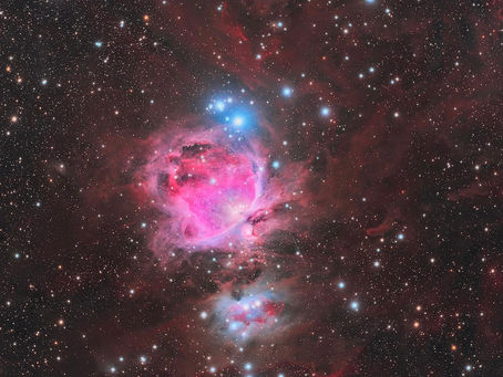 Training with HORUS on the Orion Nebula.