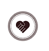 Aider à la main Badge