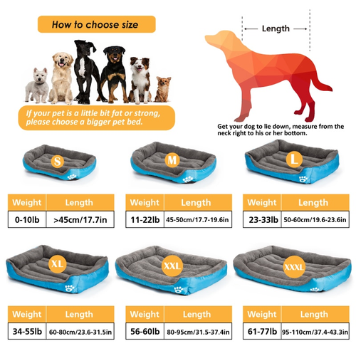 Thumbnail: Pet Dog Bed Warming Dog House Soft Material Nest Dog Baskets Fall and Winter