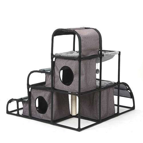 Thumbnail: High Quality Climbing Rack with Hammock Ball Multifunctional Pet Platform
