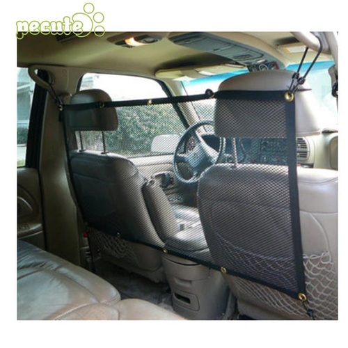 Thumbnail: Travel Dog Car Seat Back Net Mesh Barrier Protector Pet Supply Safety Effective