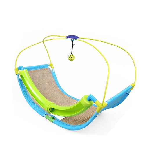 Thumbnail: Cat Toys Hanging Hammock Bed for Pet Sleeping Napping for Kitty Cats Toy 60 x 33
