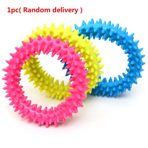Thumbnail: 1Pcs Puppy Pet Toys for Small Dogs Rubber Resistance To Bite Dog Toy Teeth