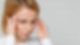 Woman with headache