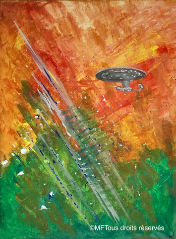 Expédition - Créations MF
Acrylique, 12 x 16