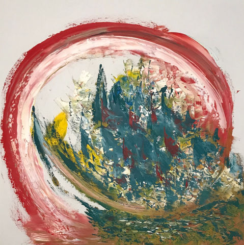 Vague impulsion - Créations MF
Huile sur toile, 30 x 30