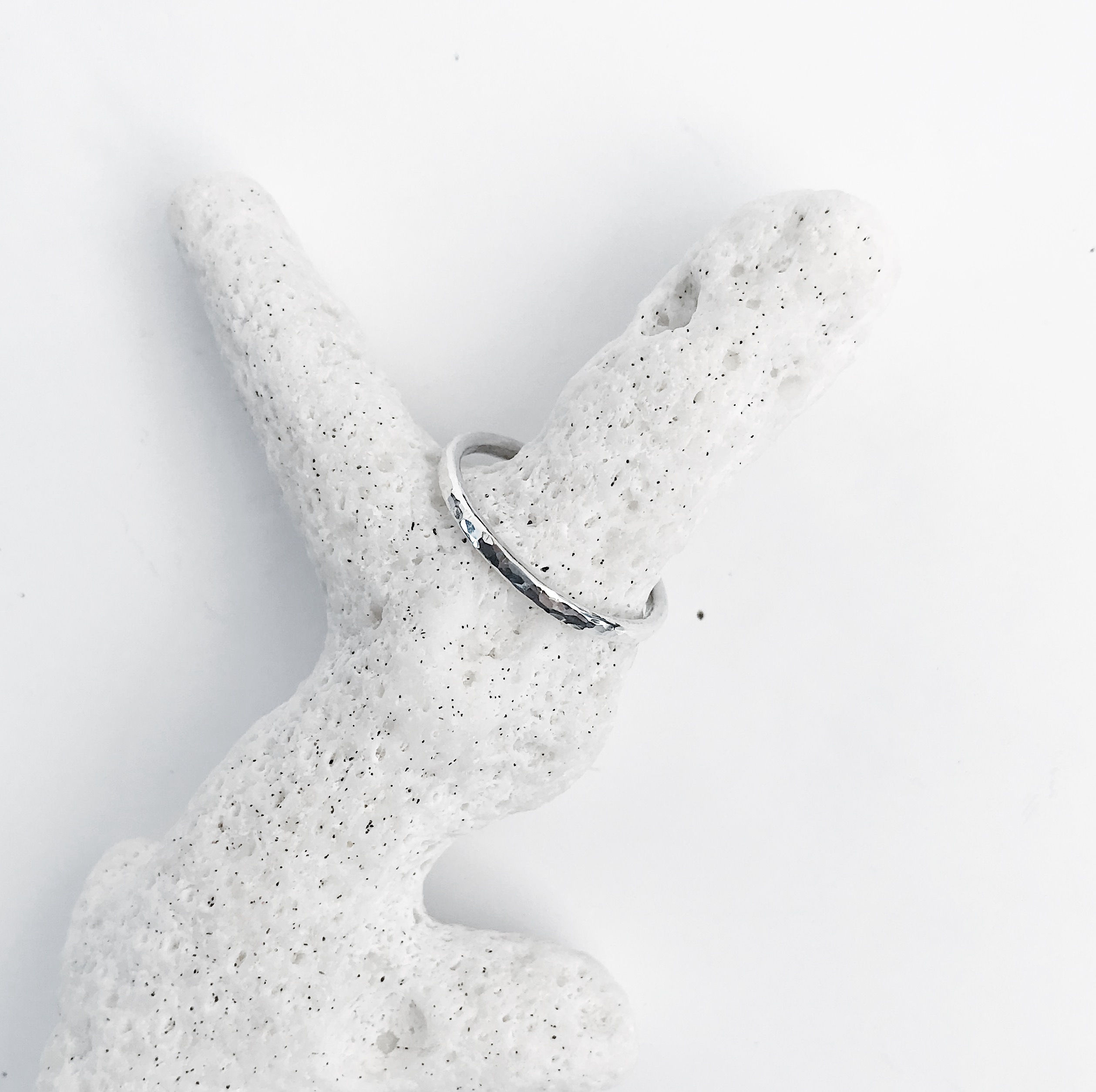 Hammered Silver Ring