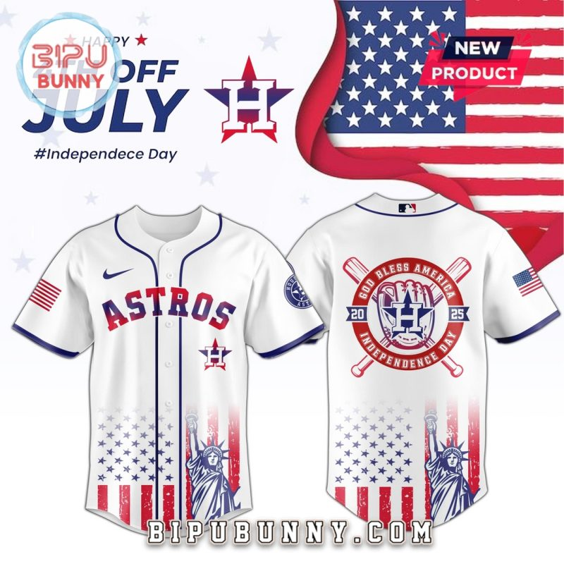 Houston Astros MLB Independence Day 2025 Baseball Jersey