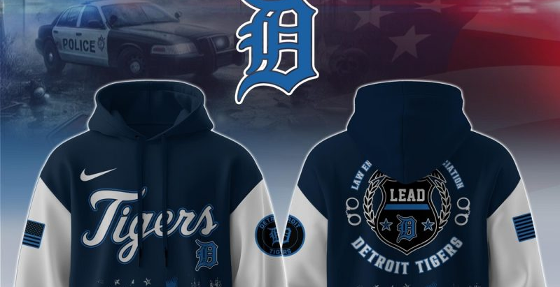 Detroit Tigers MLB x Law Enforcement Appreciation Day Hoodie And Pants