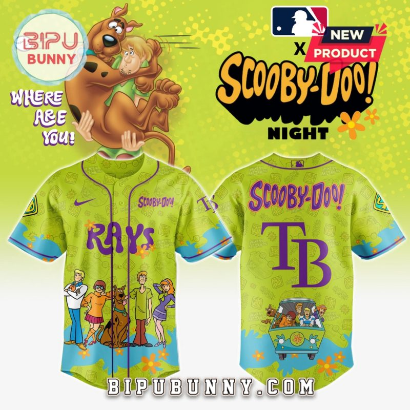 Tampa Bay Rays MLB x Scooby Doo Baseball Jersey