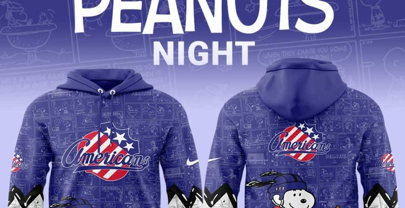 Rochester Americans Anniversary Peanuts Hoodie And Pants