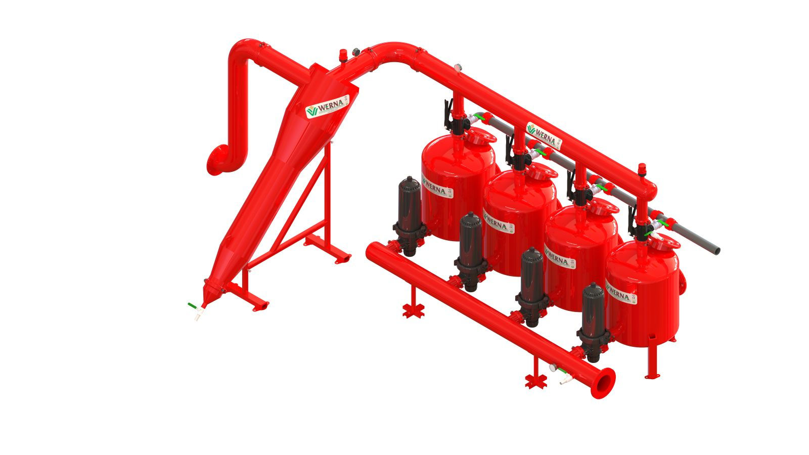 YARI AVTOMATİK SEPERATOR PLASTİK DİSK FİLTRLİ GRAVEL SİSTEM