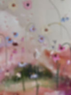 Miniaturbild: Acryl auf Leinwand „Zwischen Wolken und Wildblumen“