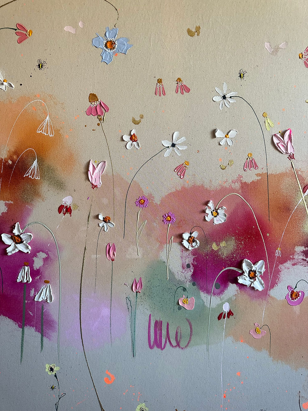 Miniaturbild: Acryl auf Leinwand „Das pure Leben in der Wildnis“