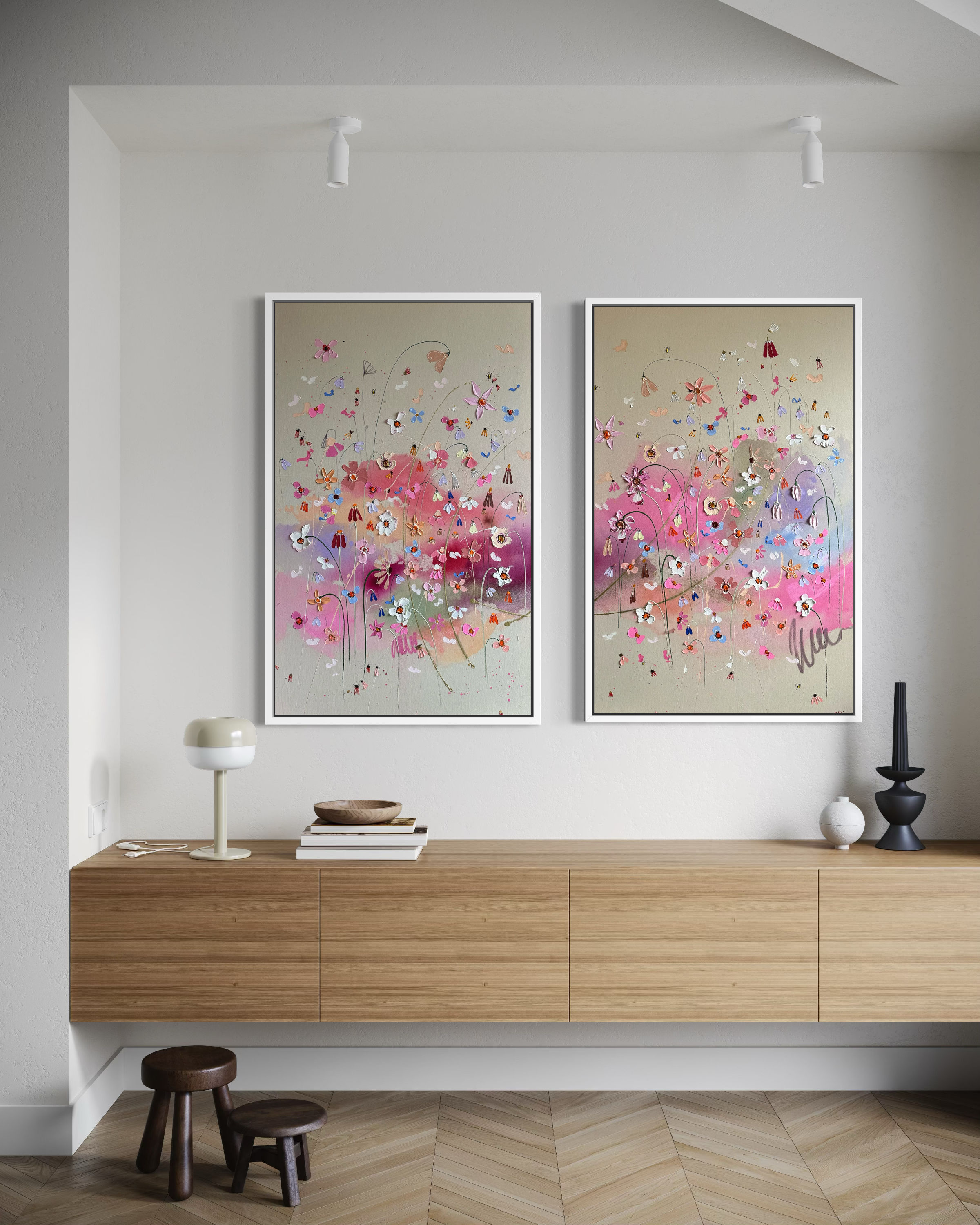 Acryl auf Leinwand „Zwischen Sonne und Sehnsucht“