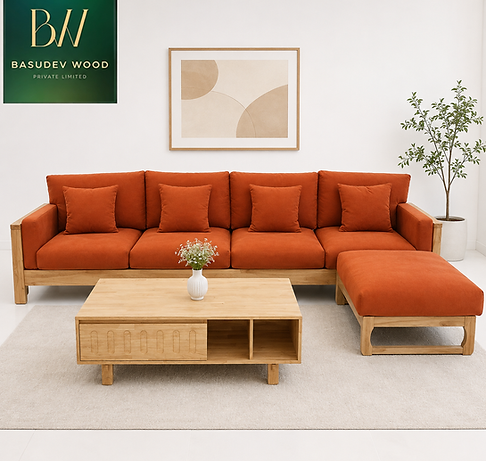 BASUIDEV WOOD CENTER TABLE