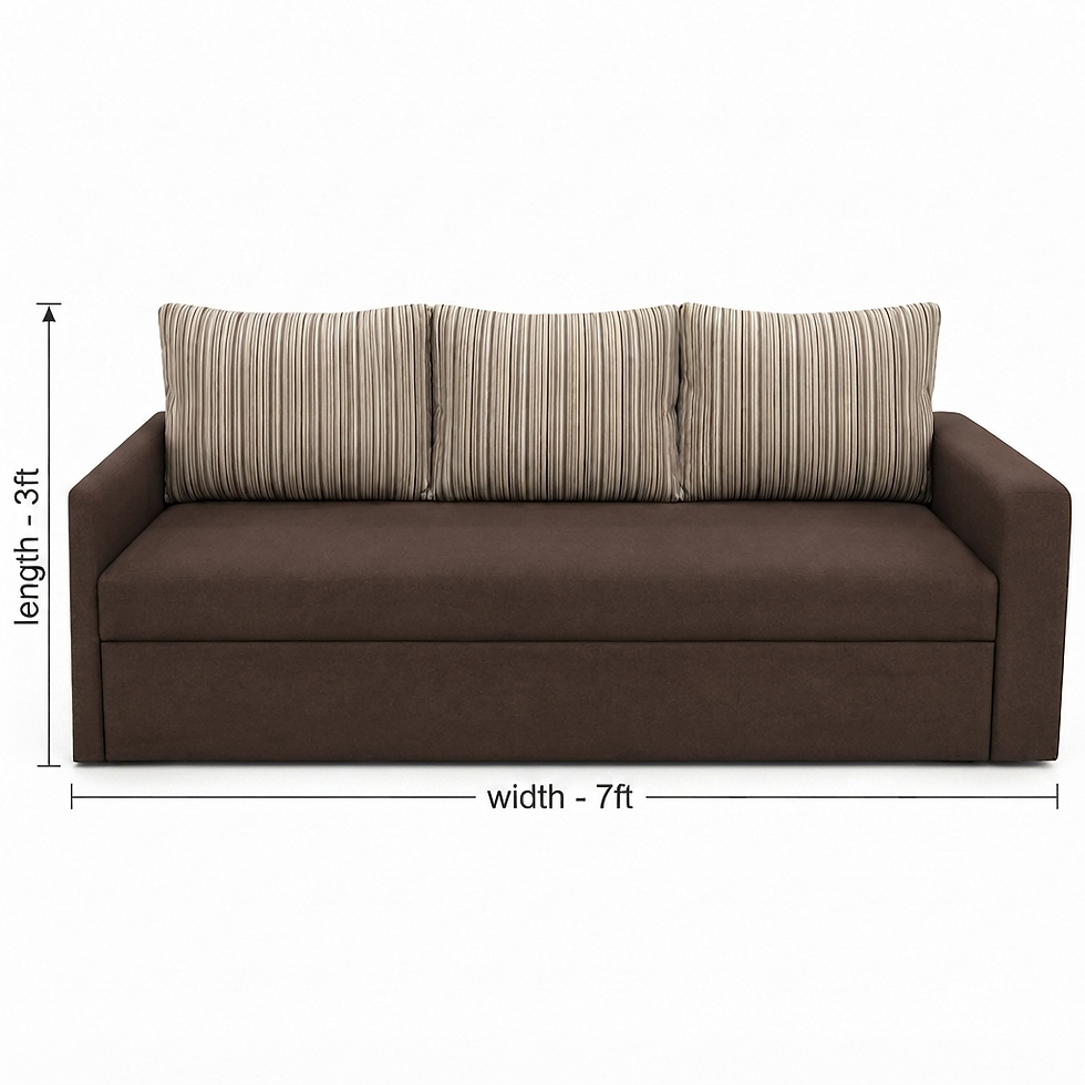 Thumbnail: THE VOYAGER SOFA CUM BED (without storage)