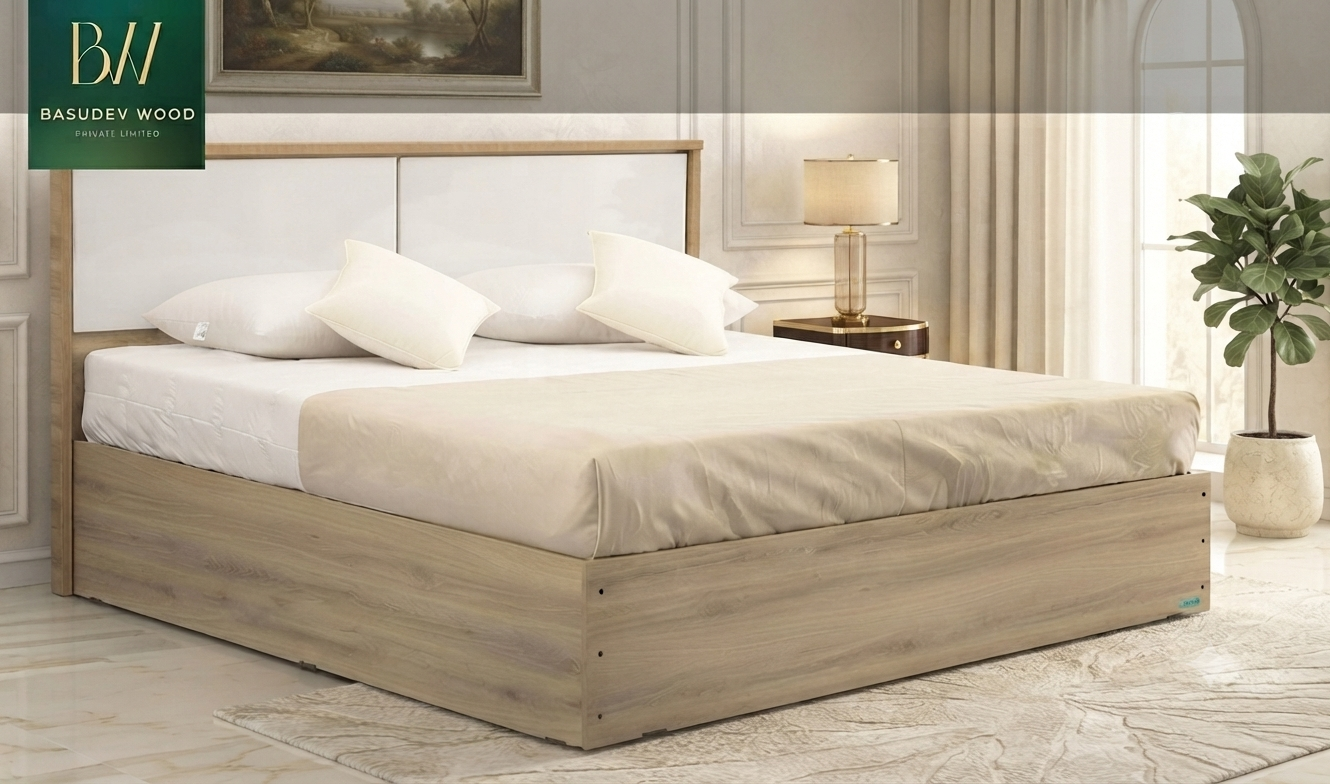 Harmony Hydraulic King size Bed (with storage)