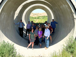 CBSWC Stakeholders Visit OGWRP’s Newly Completed EL 86.4 Public Delivery System