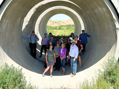 CBSWC Stakeholders Visit OGWRP’s Newly Completed EL 86.4 Public Delivery System