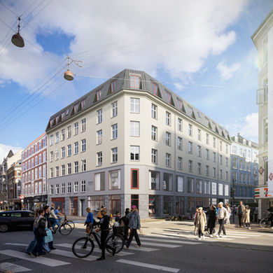 Butik, lejemål på Vesterbrogade overfor Værnedamsvej