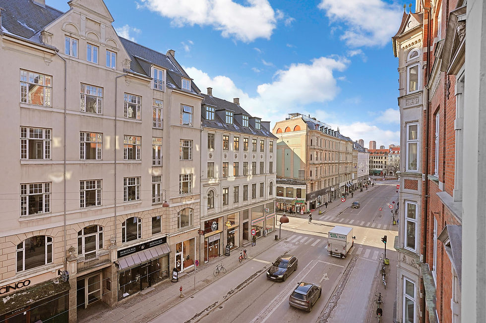 Udsigt fra lejemålet