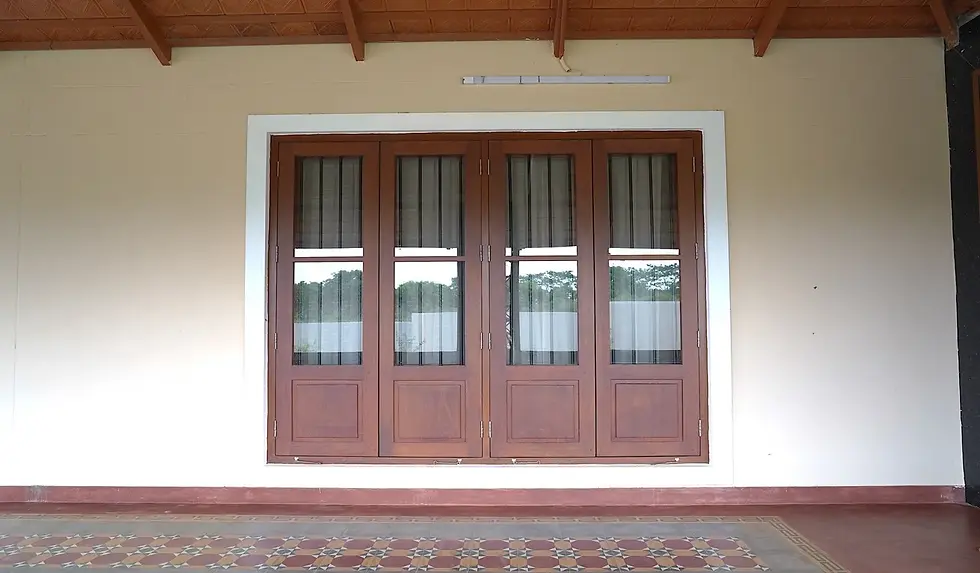 Wooden doors, farmhouse architecture Harur Tamil Nadu