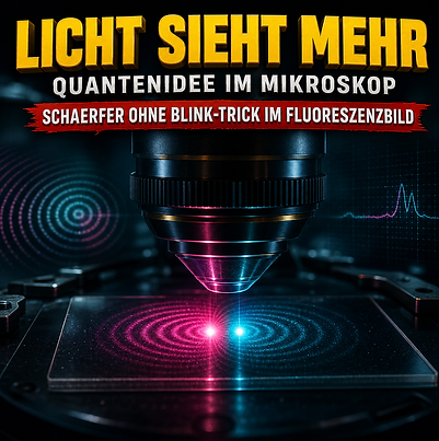 Wenn zwei fluoreszierende Punkte zu nah beieinanderliegen, beginnt selbst gute Mikroskopie zu schummeln: Aus zwei Signalen wird ein diffuser Fleck. Genau hier setzt die neue Nature-Communications-Studie an. Sie zeigt experimentell, dass ein quanteninspiriertes Bildumkehr-Interferometer mit passender Polarisationsfilterung die Trennung solcher Lichtquellen wesentlich effizienter schätzen kann als direkte Bildgebung. Der Befund ist stark, weil er am realen Instrument demonstriert wurde. Er bleibt aber ein methodischer Prototyp und noch keine sofort einsatzbereite Standardlösung für komplexe Zellbilder.