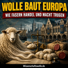 Wolle, Geld, Macht: Wie der Wollhandel Städte, Steuern und Europas Mittelalter umbaute