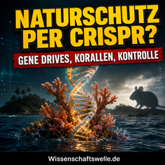 Wenn Naturschutz ins Genom greift: Was Gene Drives, hitzeresistente Korallen und invasive Arten über die neue Steuerbarkeit der Natur verraten