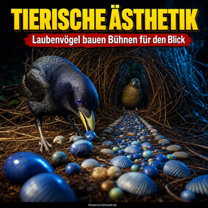 Laubenvögel bauen Bühnen für den Blick der Weibchen