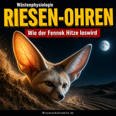 Große Ohren, enger Spielraum: Wie der Fennek die Wüste nur nachts gewinnt