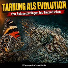 Tarnung als Evolutionstechnologie: Was Schmetterlinge und Tintenfische über Täuschung, Sehen und Überleben verraten