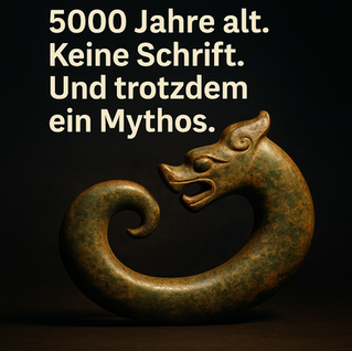 Der mythische Jade-Drache aus der Inneren Mongolei