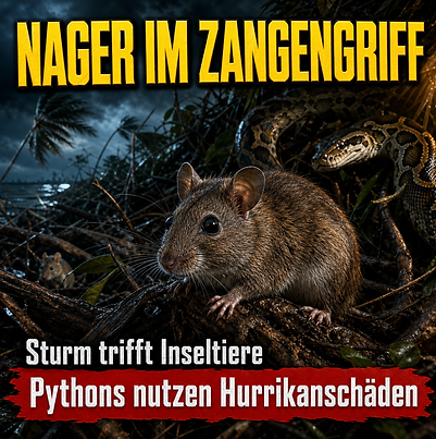 Inselökologie klingt oft nach einem überschaubaren Problem: etwas Lebensraumverlust hier, ein invasiver Räuber dort, dazwischen ein paar Schutzprogramme. Die neue Studie aus North Key Largo zeigt jedoch, dass solche Belastungen nicht einfach addiert werden. Nach Hurrikan Irma und der Ausbreitung invasiver Burma-Pythons brach die Dichte der bedrohten Key-Largo-Holzratte stark ein, während die ebenfalls gefährdete Key-Largo-Baumwollmaus zunächst sogar häufiger wurde. Genau dieser Gegensatz macht die Arbeit interessant. Er zeigt, dass nah verwandte Arten auf denselben doppelten Stressor sehr verschieden reagieren können, weil Fortpflanzung, Habitatnutzung und Körpergröße darüber entscheiden, wie hart ein Räuber oder ein Sturm tatsächlich trifft. Das ist keine globale Letztwahrheit über Inseln. Aber es ist ein starker biologischer Hinweis darauf, dass Artenschutz auf Inseln nur funktioniert, wenn Habitatrestauration und Räuberkontrolle zusammen gedacht werden.
