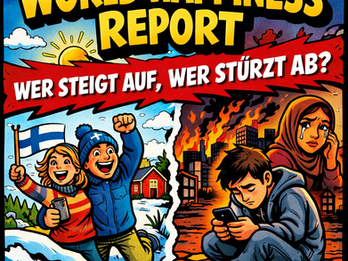 World Happiness Report 2026: Weshalb der Westen im Ranking an Boden verliert