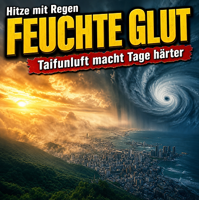Die neue Analyse westjapanischer August-Hitzewellen zerlegt 108 Ereignistage aus den Jahren 1992 bis 2021 in wiederkehrende atmosphärische Muster. Das klassische subtropische Hoch bleibt wichtig, aber die Studie zeigt mehr: 24 Prozent der Fälle hängen mit tropischen Zyklonen entlang der Südküste zusammen, weitere 12 Prozent mit einer Pacific-Japan-ähnlichen Telekonnektion. Gerade diese taifunbezogenen Lagen erzeugen eine besondere Form der „moist heat wave“, also drückend feuchte Hitze. Das Papier ist keine Gesundheitsstudie und keine globale Zukunftsprognose. Es ist aber ein starker methodischer Hinweis darauf, dass gefährliche Hitze nicht nur nach Temperatur, sondern auch nach Feuchte und Zirkulationsmuster verstanden werden muss.