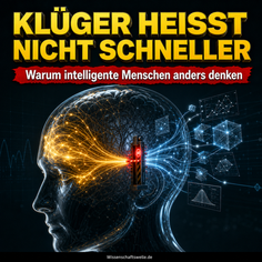 Klüger heißt nicht schneller: Warum intelligente Menschen anders denken