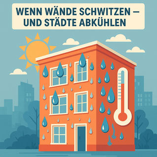 Wenn Häuser schwitzen lernen: Die geniale Farbe gegen städtische Hitze.