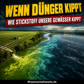 Der Stickstoffkreislauf außer Kontrolle: Wie Dünger Flüsse, Seen und Meere kippen lässt