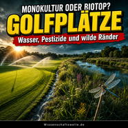 Zwischen Durstrasen und Libellenteich: Was Golfplätze ökologisch wert sind