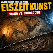 An der Wand Löwen, im Boden Rentiere