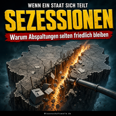Kein sauberer Schnitt: Warum Sezessionen fast nie friedlich verlaufen
