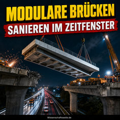 Modulare Brücken verkürzen nicht den Bau, sondern die Störung